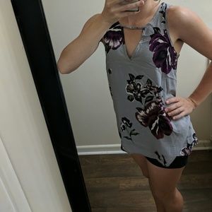Charlotte Russe Floral Tank Top